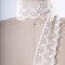 1 Yard 2 Inch Rich Ivory Scalloped Cluny Lace Trim with Crocheted Design
